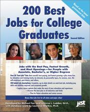Cover of: 200 Best Jobs for College Graduates
