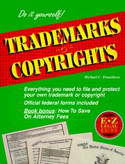 Cover of: The E-Z legal guide to trademarks & copyrights