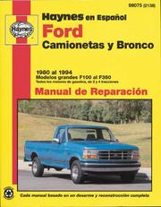 Camionetas Ford & Bronco manual de reparación