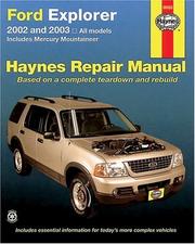 Cover of: Ford Explorer 2002 thru 2003