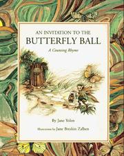 An invitation to the butterfly ball by Jane Yolen