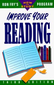 Cover of: Improve your reading