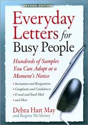 Everyday letters for busy people by Debra Hart May