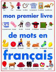 Cover of: Mon Premier Livre France