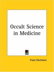 Cover of: Occult Science in Medicine
