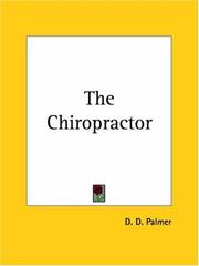 Cover of: The Chiropractor