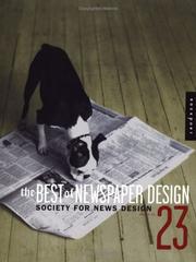 Cover of: The Best of Newspaper Design 23rd Edition (Best of Newspaper Design, No. 23)