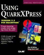 Cover of: Using QuarkXpress 3.3 for Macintosh