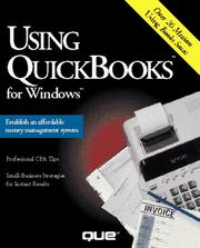 Cover of: Using Quickbooks for Windows