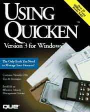 Cover of: Using Quicken 3 for Windows