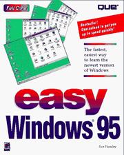 Cover of: Easy Windows 95 by Sue Plumley