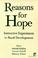 Cover of: Reasons for Hope