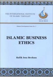 Islamic business ethics by Rafik Issa Beekun