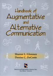 The handbook of augmentative and alternative communication