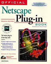 Cover of: Official Netscape plug-in book: for Windows & Macintosh : the hottest plug-ins & how they work