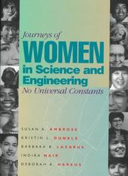 Cover of: Journeys of Women in Science and Engineering: No Universal Constants (Labor and Social Change)