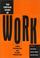 Cover of: The Critical Study of Work