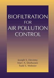 Biofiltration for air pollution control by Joseph S. Devinny