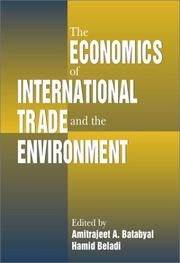 The economics of international trade and the environment