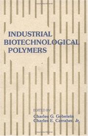 Cover of: Industrial biotechnological polymers