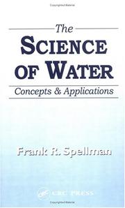 Cover of: The science of water: concepts & applications