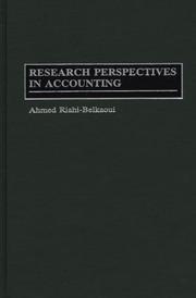 Research perspectives in accounting