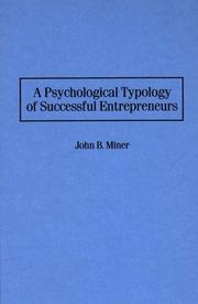 A psychological typology of successful entrepreneurs