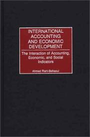 International accounting and economic development : the interaction of accounting, economic, and social indicators