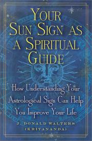 Cover of: Your Sun Sign As a Spiritual Guide by 