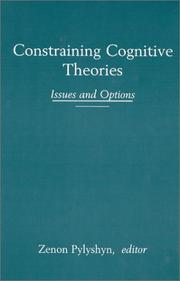 Constraining cognitive theories : issues and options