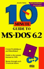 10 minute guide to MS-DOS 6.2