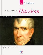 Cover of: William Henry Harrison: our ninth president