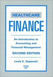Cover of: Healthcare Finance: An Introduction to Accounting and Financial Management (2nd Edition)