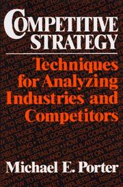 Cover of: Competitive Strategy
