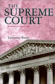 Cover of: The Supreme Court by Lawrence Baum