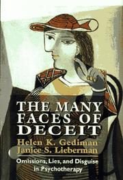 Cover of: The many faces of deceit by Helen K. Gediman