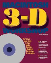 Cover of: Macintosh 3-D workshop