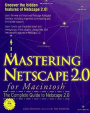 Cover of: Mastering Netscape 2.0