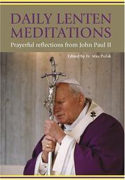 Cover of: Daily Lenten Meditations: Prayerful Reflections from John Paul II