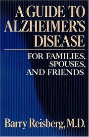 Cover of: A guide to Alzheimer's disease