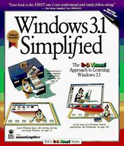 Cover of: Windows 3.1 simplified by by MaranGraphics' Development Group.
