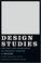 Cover of: Design Studies