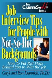Cover of: Job Interview Tips for People With Not-So-Hot Backgrounds
