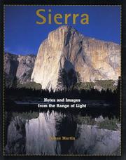 Cover of: Sierra: notes and images from the range of light