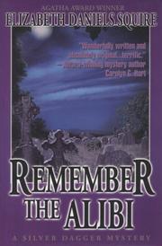 Cover of: Remember the Alibi (Siver Dagger Mystery)