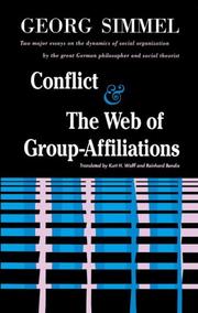 Cover of: Conflict And The Web Of Group Affiliations
