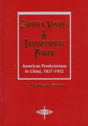 Earthen vessels and transcendent power by G. Thompson Brown