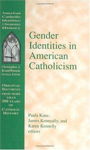 Cover of: Gender Identities in American Catholicism (American Catholic Identities Series)
