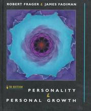 Cover of: Personality and personal growth by Robert Frager