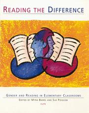 Cover of: Reading the difference: gender and reading in elementary classrooms